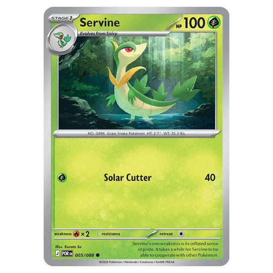 Pokemon - Mega Evolution - Perfect Order - Servine - 005/088