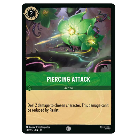 Lorcana - Attack of the Vine - Piercing Attack (Common) - 102/207