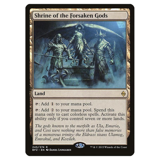 Magic The Gathering - Battle For Zendikar - Shrine Of The Forsaken Gods - 245/274 (Foil)