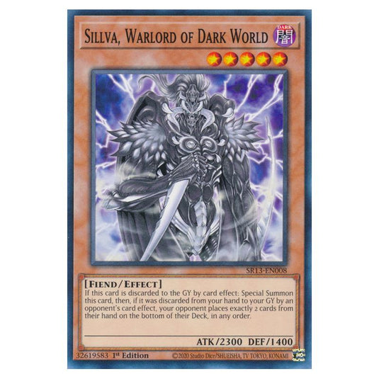Yu-Gi-Oh! - Structure Deck - Dark World - Sillva, Warlord of Dark World (Common) SR13-EN008