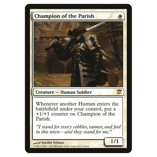 Magic the Gathering - Innistrad - Champion of the Parish - 6/264