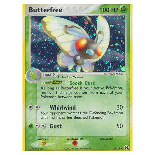 Pokemon - EX Series - FireRed & LeafGreen - Butterfree - 2/112