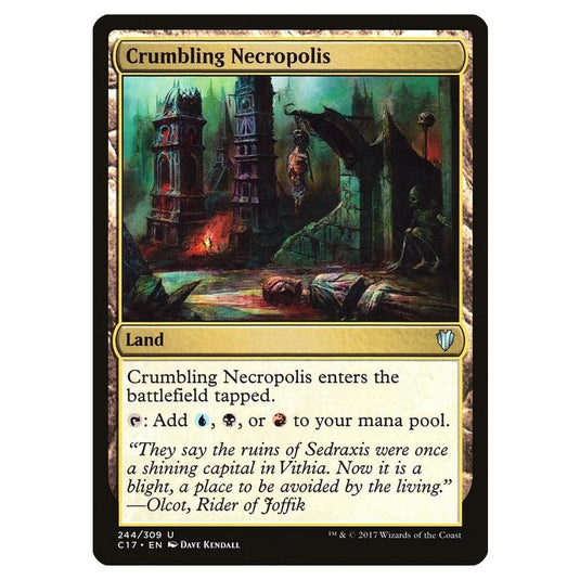 Magic The Gathering - Commander 2017 - Crumbling Necropolis - 244/309