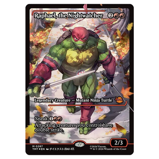 Magic The Gathering - Teenage Mutant Ninja Turtles - Raphael, the Nightwatcher - 0287