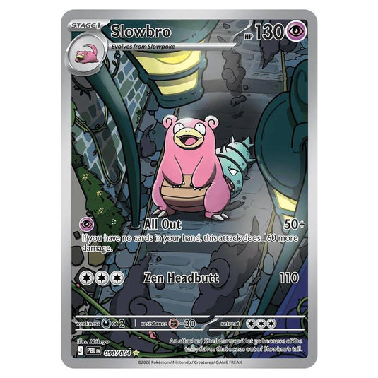 Pokemon - Mega Evolution - Pitch Black - Slowbro - 090/084