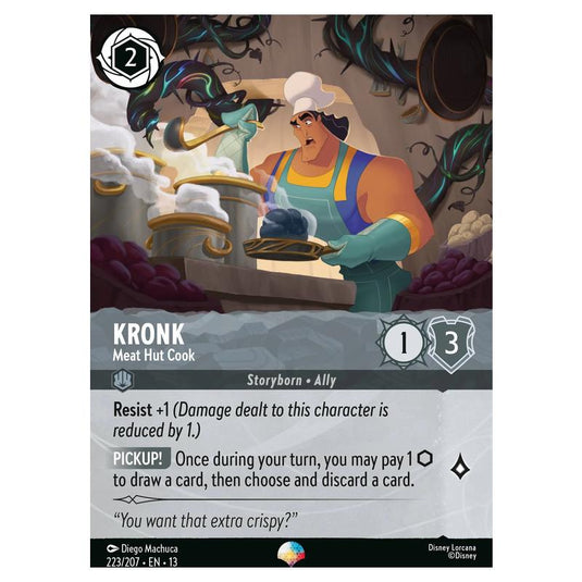 Lorcana - Attack of the Vine! - Kronk - Meat Hut Cook (Epic) - 223/207