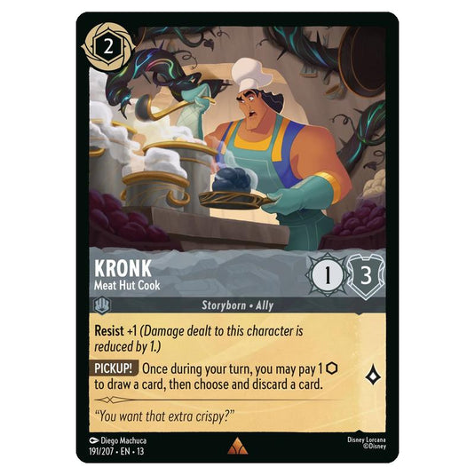 Lorcana - Attack of the Vine - Kronk - Meat Hut Cook (Rare) - 191/207