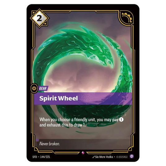 Riftbound: League of Legends TCG - Spiritforged - Spirit Wheel - 144/221