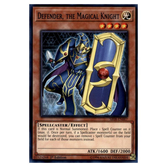 Yu-Gi-Oh! - Structure Deck - Order of the Spellcasters - Defender, the Magical Knight (Common) SR08-EN007