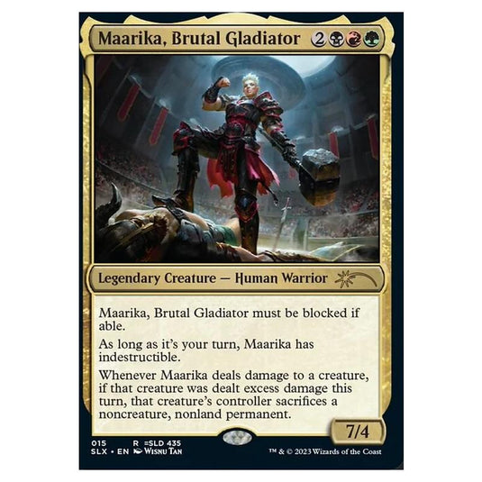 Magic The Gathering - Universes Within: Secret Lair Exclusives - Maarika, Brutal Gladiator - 015