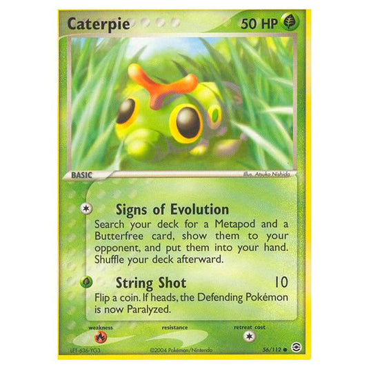 Pokemon - EX Series - FireRed & LeafGreen - Caterpie - 56/112