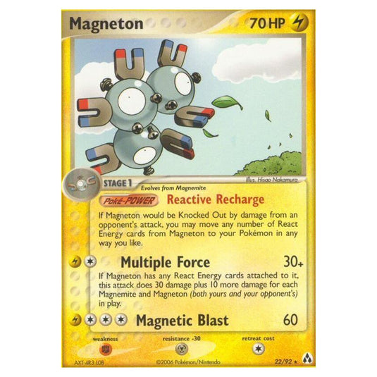 Pokemon - EX Legend Maker - Magneton - 22/92
