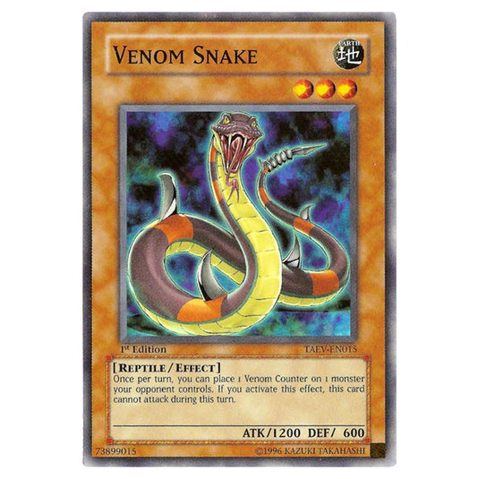 Yu-Gi-Oh! - Tactical Evolution - Venom Snake (Common) TAEV-EN015