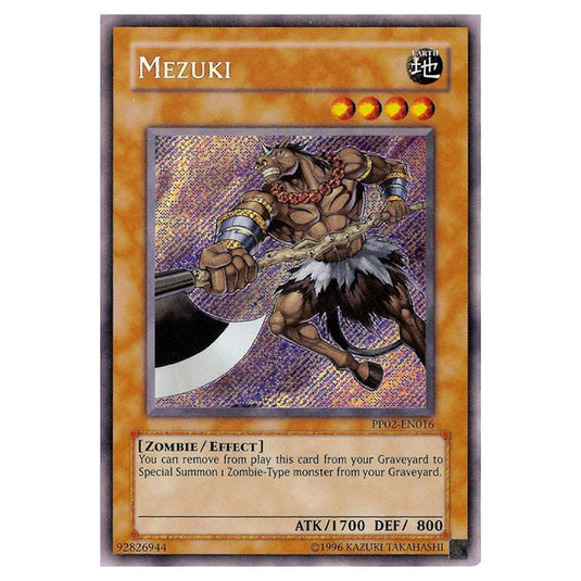 Yu-Gi-Oh! - Premium Pack 2 (TCG) - Mezuki (Secret Rare) PP02-EN016