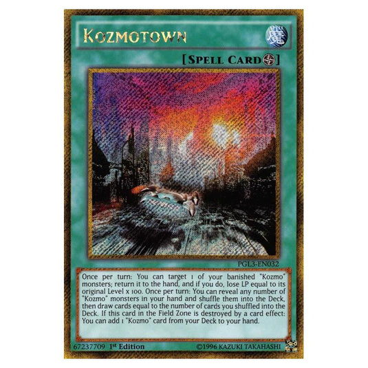 Yu-Gi-Oh! - Premium Gold - Infinite Gold - Kozmotown (Gold Secret Rare) PGL3-EN032