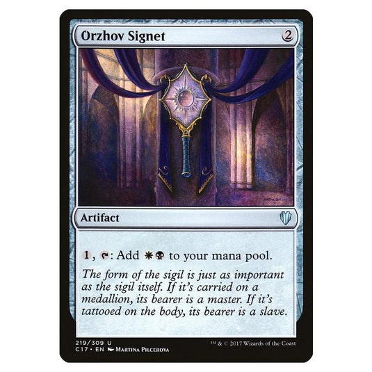 Magic The Gathering - Commander 2017 - Orzhov Signet - 219/309