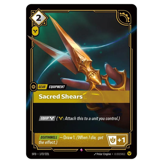 Riftbound: League of Legends TCG - Spiritforged - Sacred Shears - 172/221