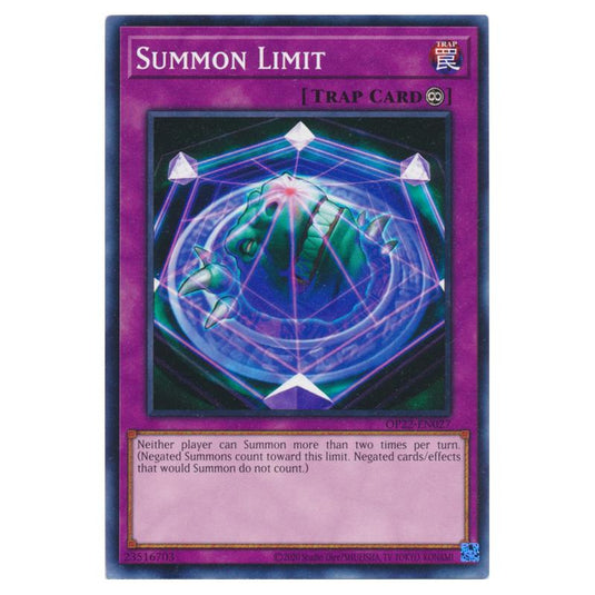 Yu-Gi-Oh! - OTS Tournament Pack 22 - Summon Limit (Common) OP22-EN027