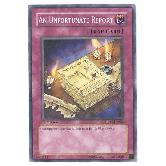 Yu-Gi-Oh! - Gladiator\'s Assault - An Unfortunate Report (Common) GLAS-EN080