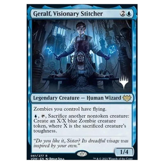 Magic The Gathering - Innistrad: Crimson Vow Promos - Geralf, Visionary Stitcher - 061/277