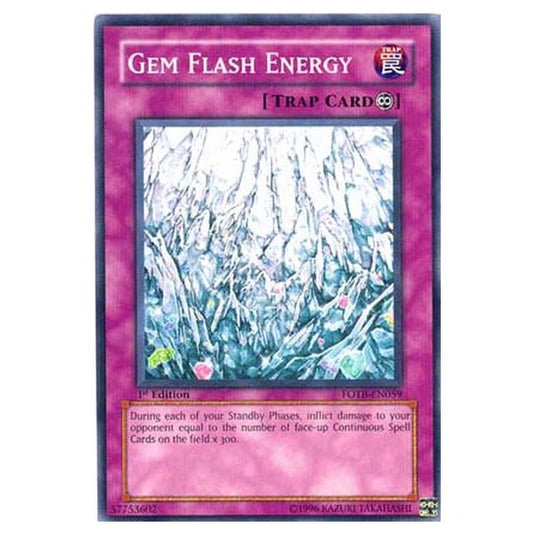 Yu-Gi-Oh! - Force of the Breaker - Gem Flash Energy (Common) FOTB-EN059