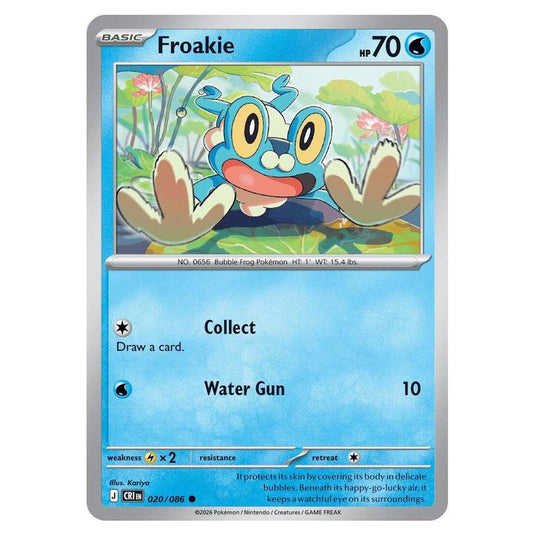 Pokemon - Mega Evolution - Chaos Rising - Froakie - 020/086