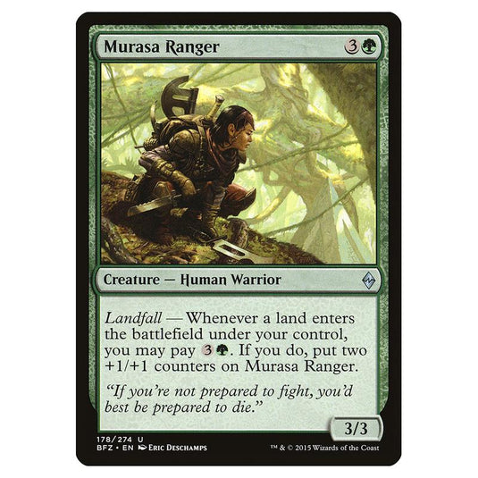 Magic The Gathering - Battle For Zendikar - Murasa Ranger - 178/274 (Foil)