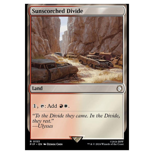 Magic the Gathering - Fallout - Sunscorched Divide - 153