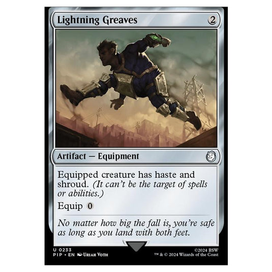 Magic The Gathering - Universes Beyond - Fallout - Lightning Greaves - 0233