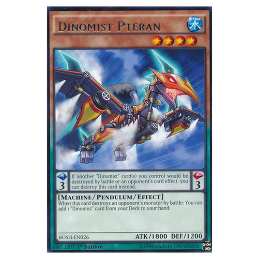 Yu-Gi-Oh! - Breakers of Shadow - Dinomist Pteran (Rare) BOSH-EN026