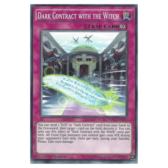 Yu-Gi-Oh! - Dimension of Chaos - Dark Contract with the Witch (Common) DOCS-EN095
