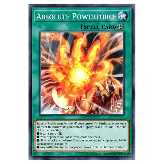 Yu-Gi-Oh! - Structure Deck - The Crimson King - Absolute Powerforce (C Yu-Gi-Oh! - Structure Deck - The Crimson King - Absolute Powerforce (C