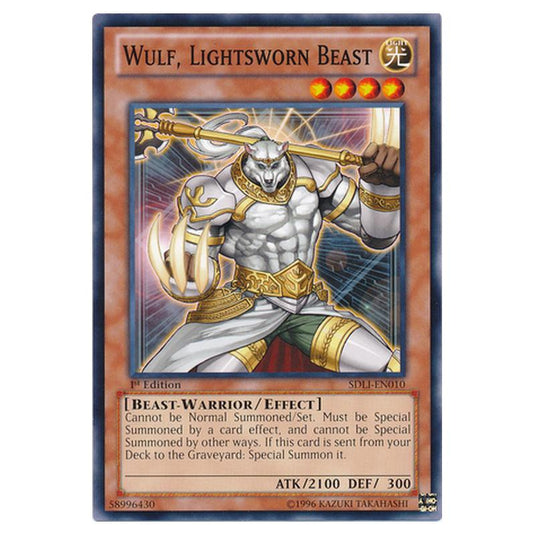 Yugioh! Wulf. Lightsworn Beast Sdli-sp010 1a Edit (español) | Cuotas