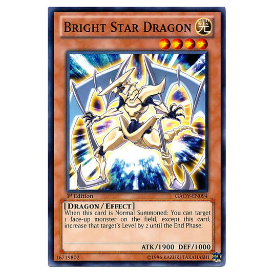 Yu-Gi-Oh! - Galactic Overlord - Bright Star Dragon (Common) GAOV-EN094