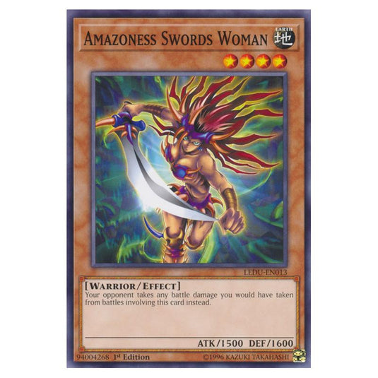 Yu-Gi-Oh! - Legendary Duelists - Amazoness Swords Woman (Common) LEDU-EN013