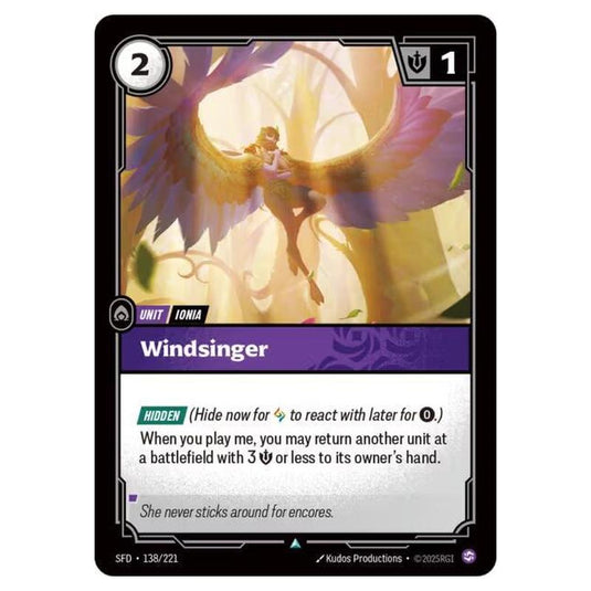 Riftbound: League of Legends TCG - Spiritforged - Windsinger - 138/221