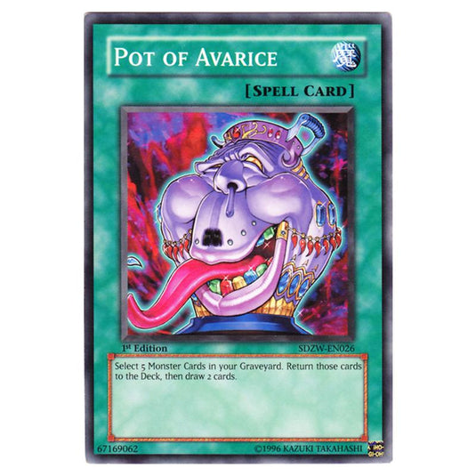 Yu-Gi-Oh! - Zombie World Structure Deck - Pot of Avarice (Common) SDZW-EN026