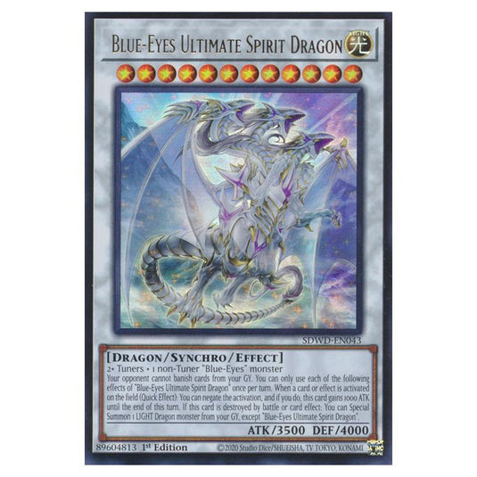Yu-Gi-Oh! - Structure Deck - Blue-Eyes White Destiny - Blue-Eyes Ultimate Spirit Dragon (Ultra Rare) SDWD-EN043