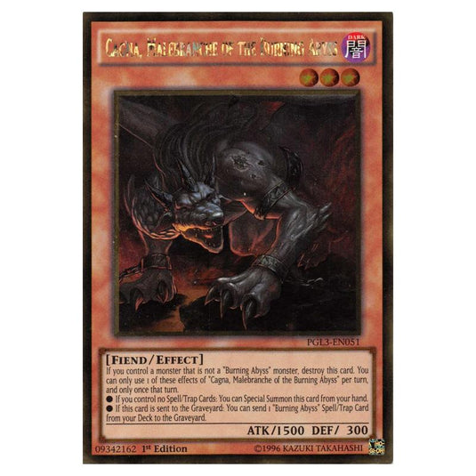 Yu-Gi-Oh! - Premium Gold - Infinite Gold - Cagna, Malebranche of the Burning Abyss (Gold Rare) PGL3-EN051