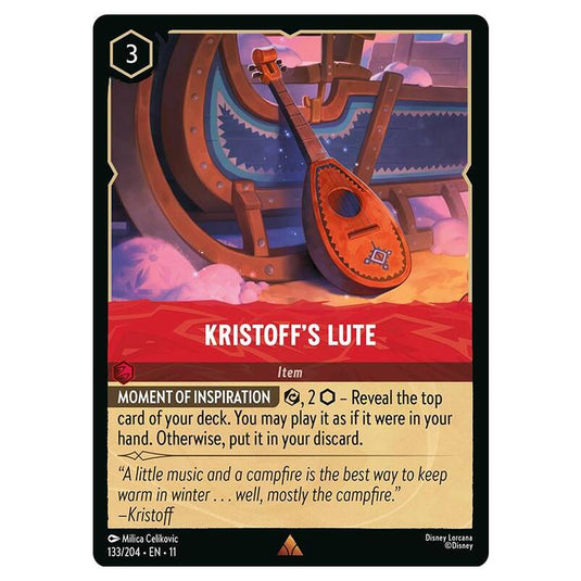 Lorcana - Winterspell - Kristoff's Lute (Rare) - 133/204