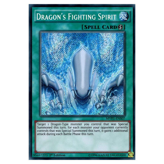 Yu-Gi-Oh! - Yu-Gi-Oh! The Dark Side of Dimensions Movie Pack Secret Edition - Dragon's Fighting Spirit (Secret Rare) MVP1-ENS07