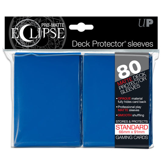 Ultra Pro - Standard Sleeves - PRO-Matte Eclipse - Blue (80 Sleeves)