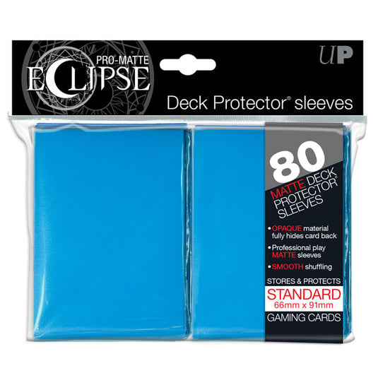 Ultra Pro - Standard Sleeves - PRO-Matte Eclipse - Light Blue (80 Sleeves)