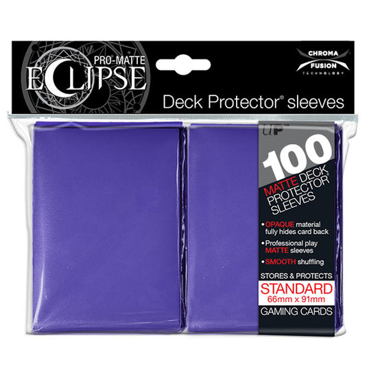 Ultra Pro - Standard Sleeves - PRO-Matte Eclipse - Royal Purple (100 Sleeves)