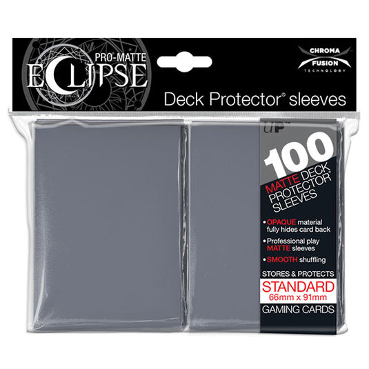 Ultra Pro - Standard Sleeves - PRO-Matte Eclipse - Smoke Grey (100 Sleeves)