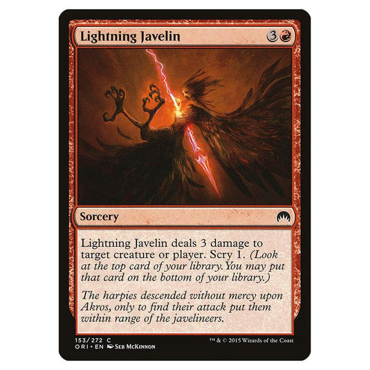 Magic The Gathering - Magic Origins - Lightning Javelin - 153/272 (Foil)
