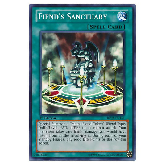 Yu-Gi-Oh! - Battle Pack 2 - War of the Giants - Fiend's Sanctuary (Common) BP02-EN151