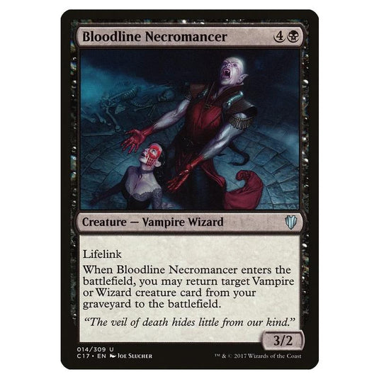 Magic The Gathering - Commander 2017 - Bloodline Necromancer - 014/309