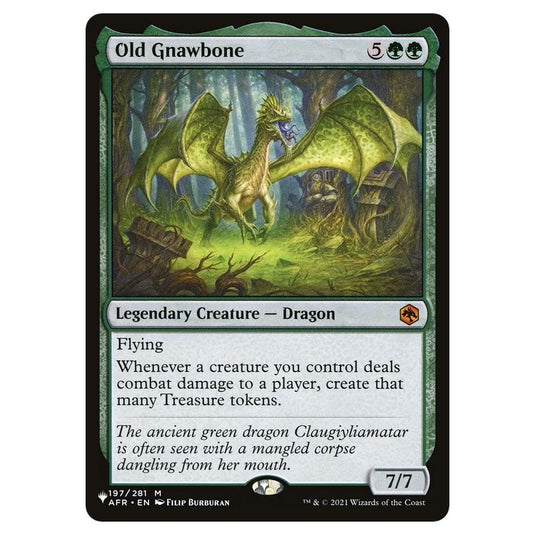 Magic The Gathering - The List - Old Gnawbone - 197/281