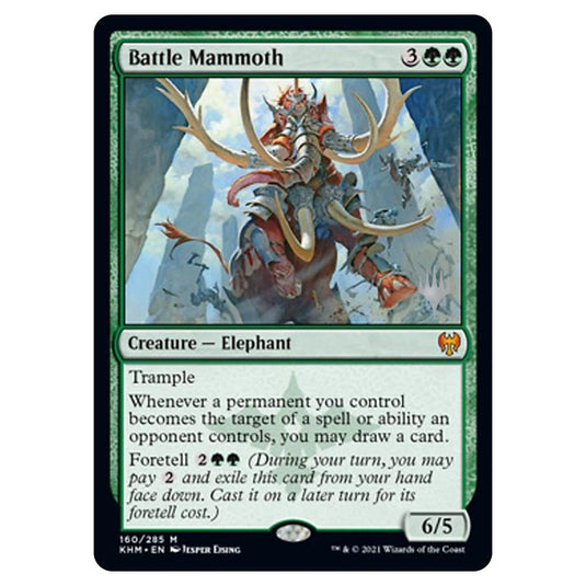 Magic The Gathering - Kaldheim Promos - Battle Mammoth - 160/285